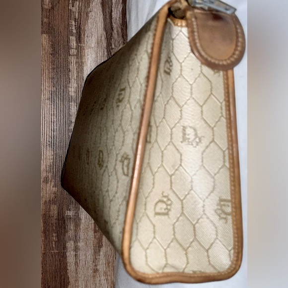 Christian Dior Authentic Vintage Clutch leather trim with authentication - Picture 9 of 10